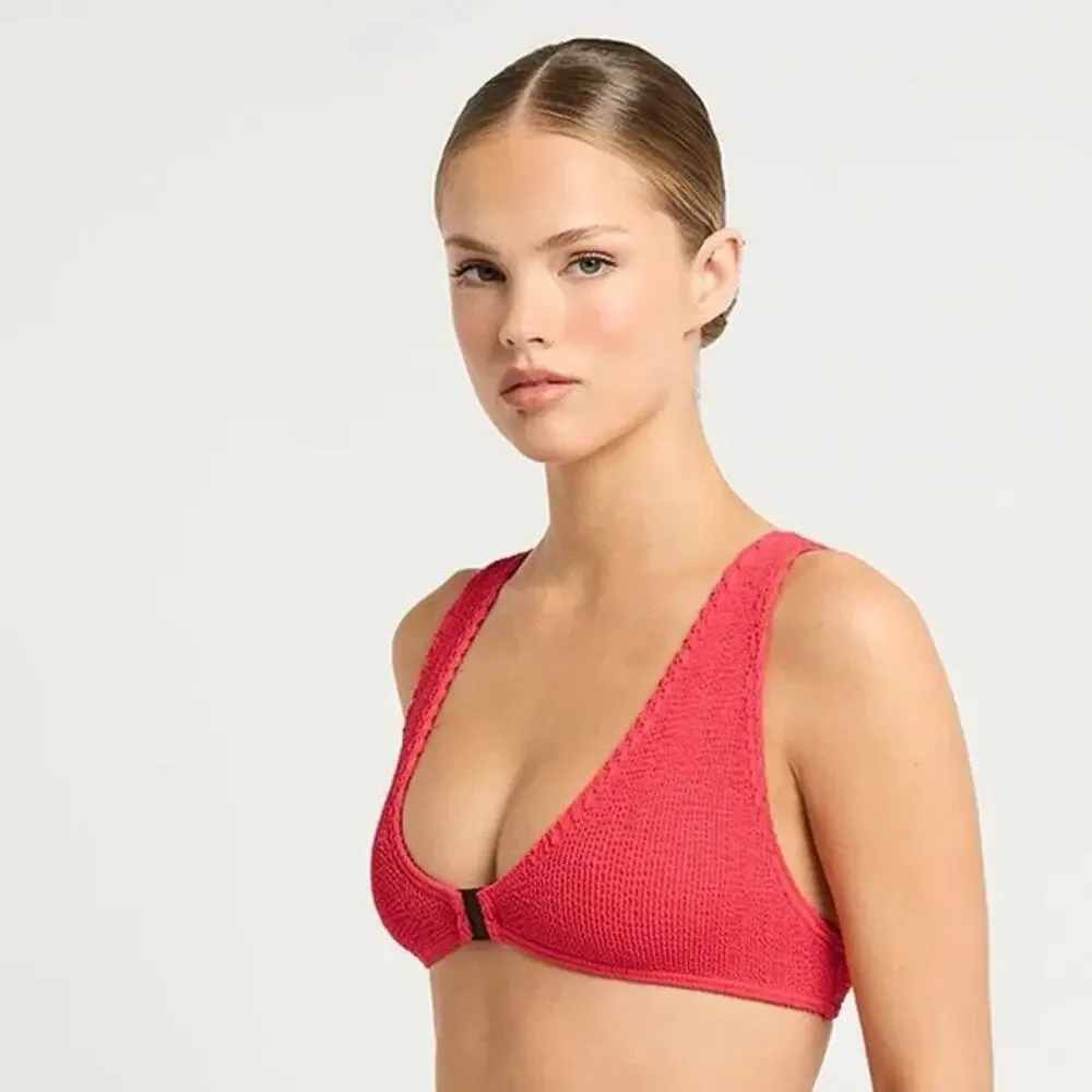 bond-eye clasp scout crop nectarine top NWT OS